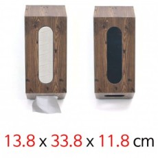 Hộp đựng khăn ăn treo tường thương mại cổ điển hình hạt Juniper 13,8x33,8x11,8cm 1p