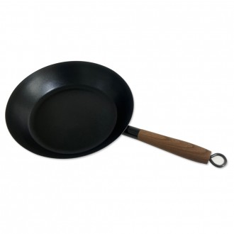 Chảo rán Queensense Cast Iron IH 24cm -R Chảo chiên cảm ứng