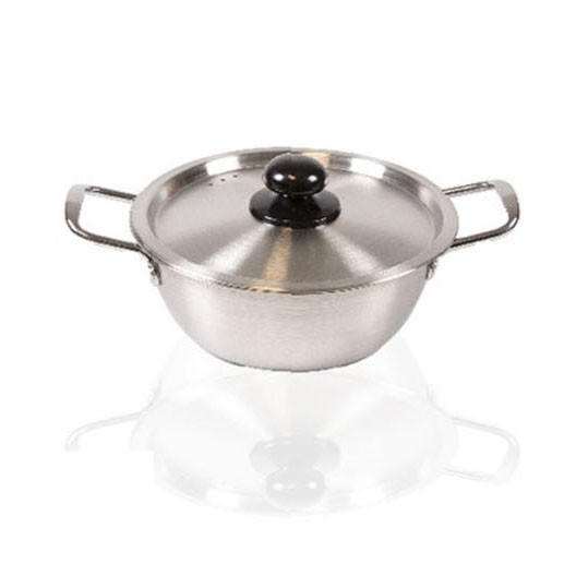 Nồi ramen cảm ứng inox bạc 18cm