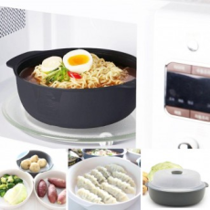 Bộ nồi hấp cơm & nấu cơm Nibon 2P (Tủ hấp mới) - Ramen Hộp đựng lò vi sóng Nồi hấp Nồi hấp trứng