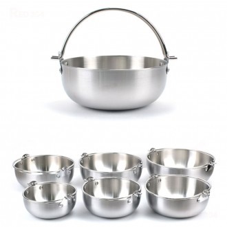 Ưu điểm nổi bật có bếp ga từ, 27 loại inox 3 lớp, pocha, izakaya, súp oden, súp chả cá, shabu-shabu, nồi cắm trại