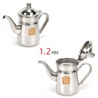 Ấm đun nước inox nhà hàng khách sạn STL cao cấp 1,2 lít 1p