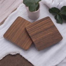 Bộ đế lót ly trà Days Wood Coaster 2P (vuông)