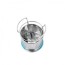 Hộp đựng dao kéo inox tròn (nhỏ) Vách chia đĩa đựng nước Giá đỡ thìa