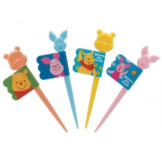 Winnie the Pooh Lunch Pick 12P (giao hàng trong ngày)