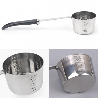 Muỗng đong hiện đại, muôi đong, muôi đong inox, thước đo dụng cụ nấu ăn, thìa đong, muôi nấu ăn