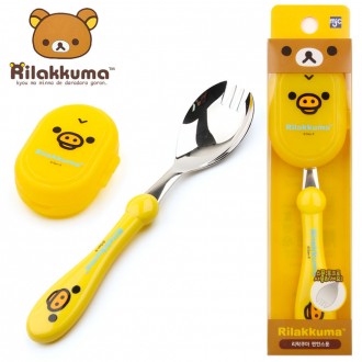 Thìa tiện dụng MJC Rilakkuma (Mặt) (Vàng)