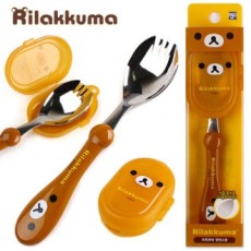 Thìa tiện dụng MJC Rilakkuma (Mặt) (Nâu)