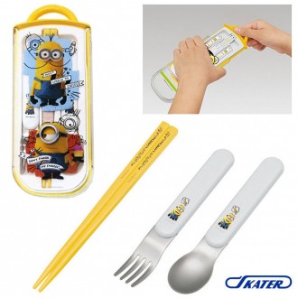 Bộ hộp trượt thìa nĩa trượt ván Minions