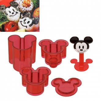 Khuôn cơm nắm mini nhân vật trượt ván (Chuột Mickey)