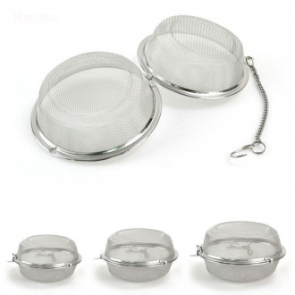 Lưới đựng nước dùng cá cơm inox dày đặc, hộp đựng nước dùng, lưới dashi, lưới trà, lưới chaurim, lưới lọc đường kính 9,6cm 11,2cm 12,7cm