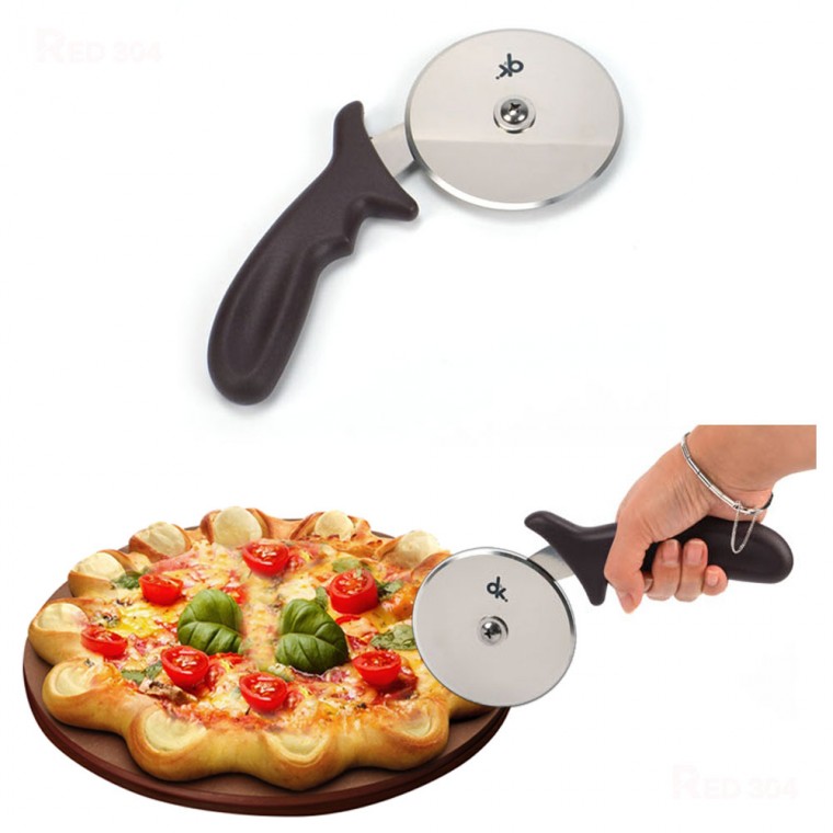 Lưỡi dao sắc bén bằng thép không gỉ dao cắt bánh pizza con lăn bánh pizza con lăn bánh pizza dao số 2