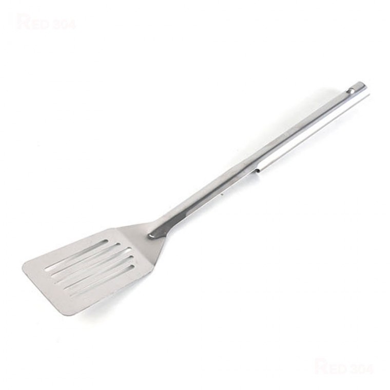 Ống tay cầm lớn bằng thép không gỉ trứng cuộn cá hành lá pancake flipper flipper flipper Tổng chiều dài 46,5cm