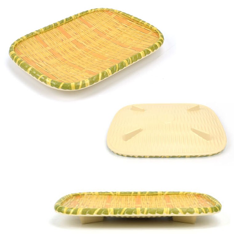 Món ăn ngày lễ hấp chao bánh pancake hành lá bát bánh tre hoa văn khay melamine 1p