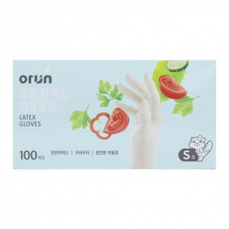 Găng tay vệ sinh cao su Orun loại nhỏ 100 chiếc