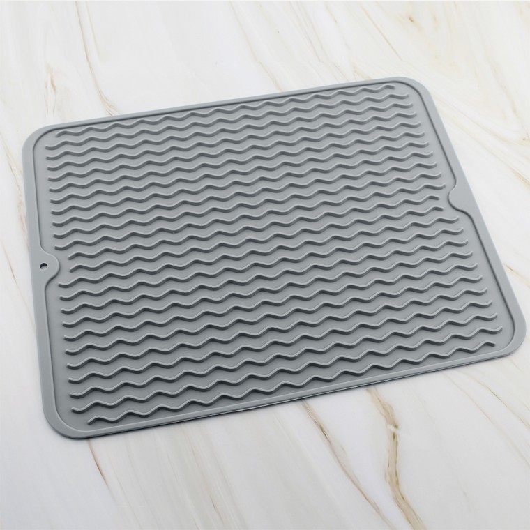 Thảm sấy Wave Silicon (Xám) (40cm)