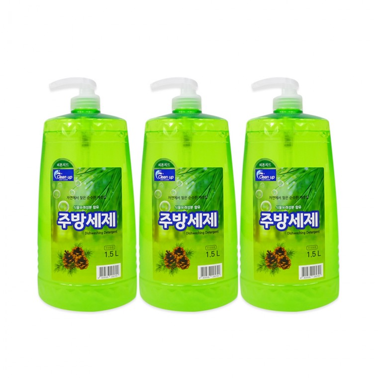 Nước rửa chén dọn dẹp Phytoncide (1.5L) - 3 Nước rửa chén tẩy vết dầu mỡ