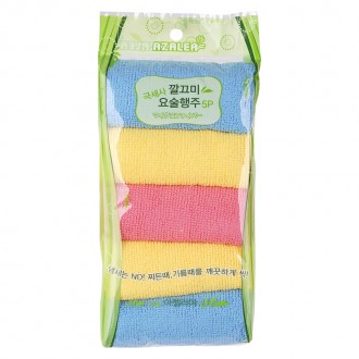 Khăn lau chén ma thuật Microfiber 5p (512365)