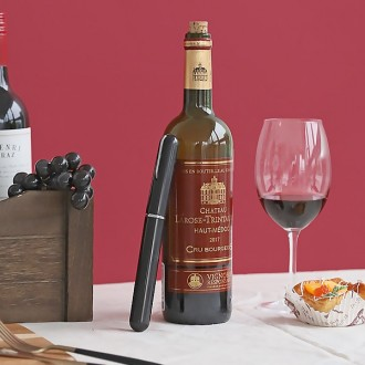 Dụng cụ mở rượu bằng máy bơm không khí có bút Sommelier với máy cắt giấy bạc WS40