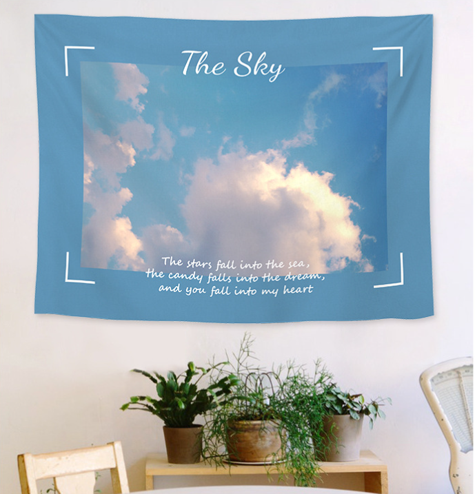 Poster Màn Hình Sky Cloud Fabric (3 size)