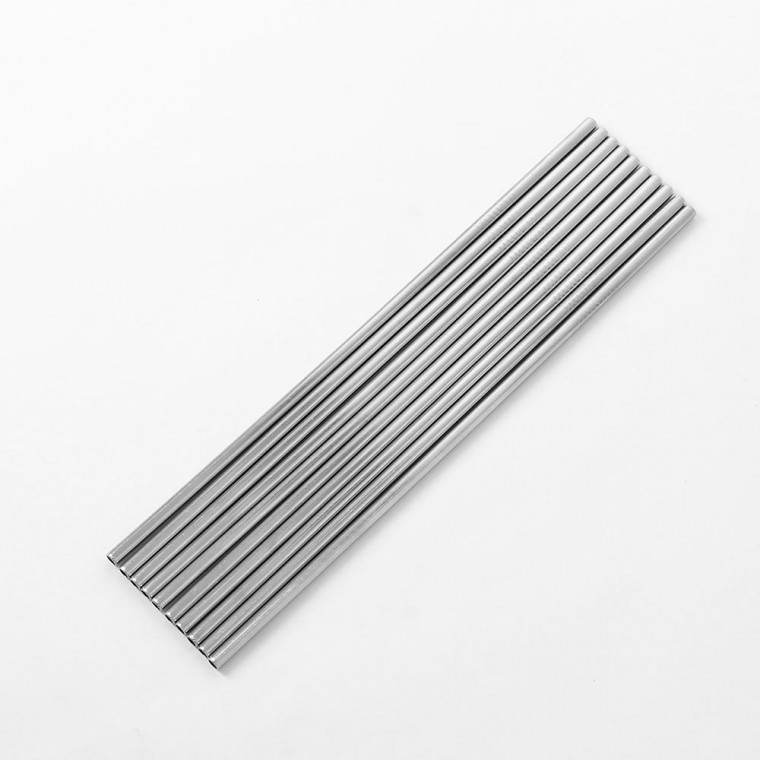 Ống hút inox thẳng Ống hút inox 10p (26cm)