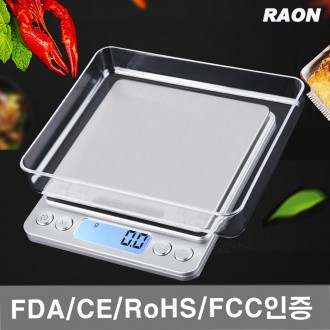 Cân nhà bếp Raon I2000 cân điện tử 0.1g 1Kg cân/thực phẩm/thức ăn trẻ em