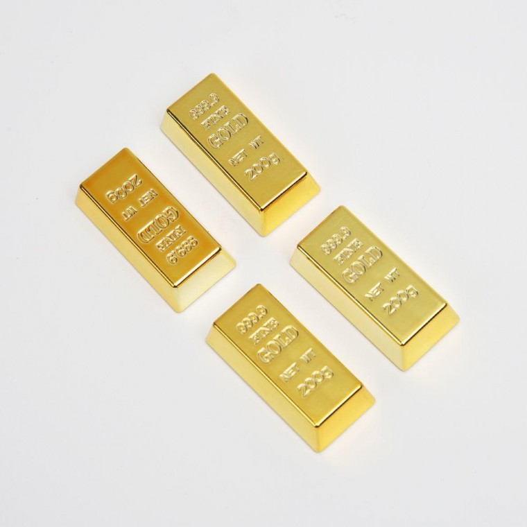 Nam Châm Gắn Tủ Lạnh Mini Gold Bar Cao Cấp 1 gói (4 miếng) Mẫu Gold Bar