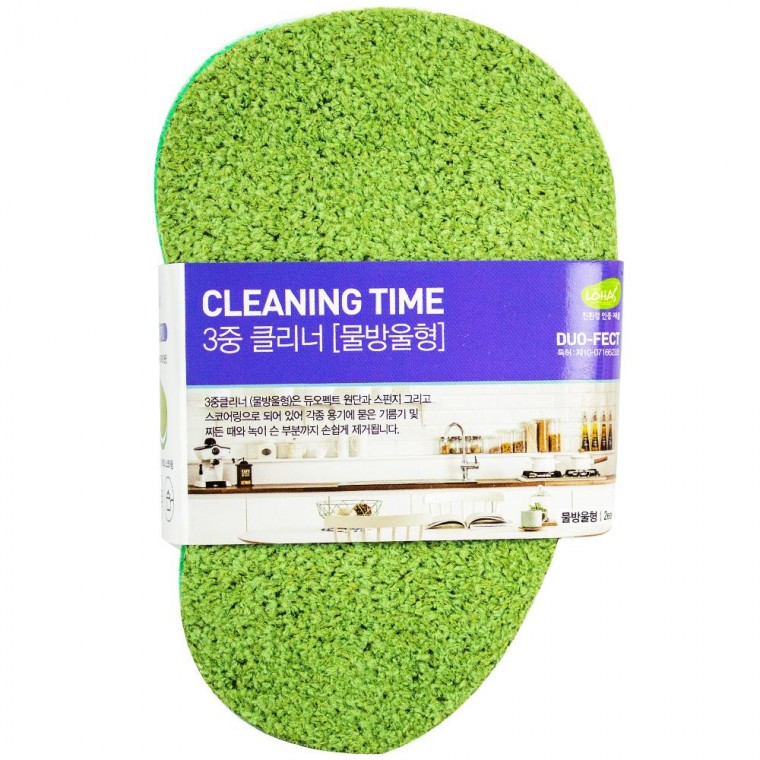 Catch Mop Cleaning Time Triple Cleaner (Loại giọt nước) 100x150mm