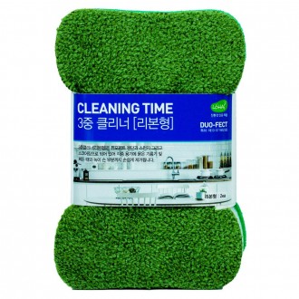 Catch Mop Cleaning Time Triple Cleaner 100x150mm 2 gói