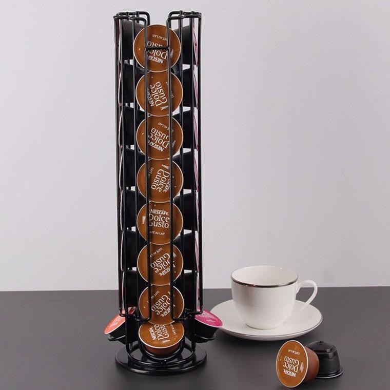 Giá đỡ viên cà phê có thể xoay 32 lỗ/Giá đựng cà phê viên nang Dolce Gusto