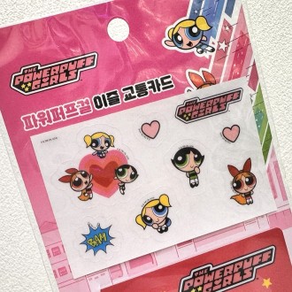 Bộ nhãn dán trang trí thẻ vận chuyển dễ dàng của Powerpuff Girls