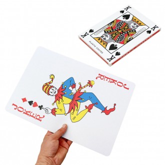 Thẻ Jumbo Trump lớn 25,8x37cm Chơi bài Poker One Card