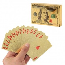 Thẻ trò chơi Royal Poker $100 Trump Card (Vàng)