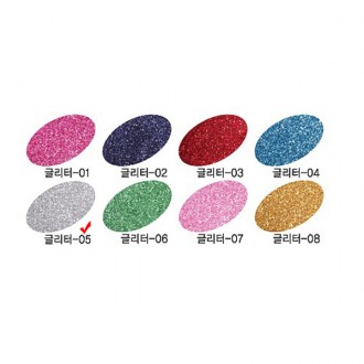 Keo dán nỉ Daewon Glitter 05 23x31cm Bạc 1 tấm Tên Pin phớt dính nỉ thủ công