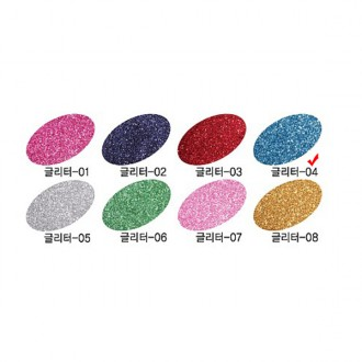 Keo dán nỉ Daewon Glitter 04 23x31cm Màu xanh 1 tấm Tên Pin phớt dính nỉ thủ công