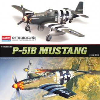 Học Viện Nhựa Model 1/72 P-51B Mustang (12464)