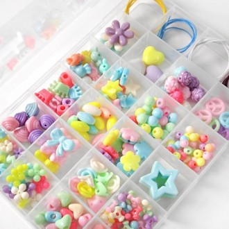 Bộ dụng cụ DIY Bead Craft gồm 20 hạt lớn để làm vòng tay