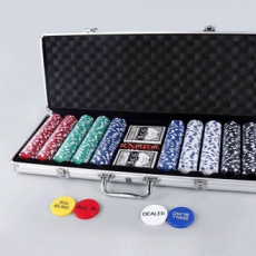 Bộ chip casino tiêu chuẩn quốc tế cho trò chơi poker hold'em 500P