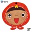 Vải quấn Yeonggongbang girl 3T (WA-501) (10 cái) lỗ nối (có chữ O) (nghệ thuật gỗ trải nghiệm)