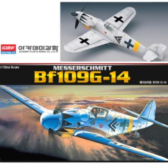 Học Viện Nhựa Model 1 đến 72 Messerschmitt Bf109G-14 (12454)