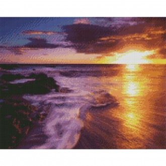 Harmony Art DIY Trang sức Tranh thêu chữ thập Loại 40X50 Sunrise