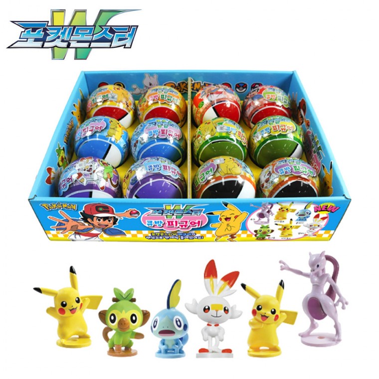 Hình Aladdin Pokémon W Q-Bang (12 miếng) (1 hộp) (Giao ngẫu nhiên)