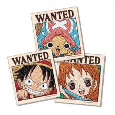 Tranh thêu chữ thập trang sức One Piece Wanted (TPD3-102)