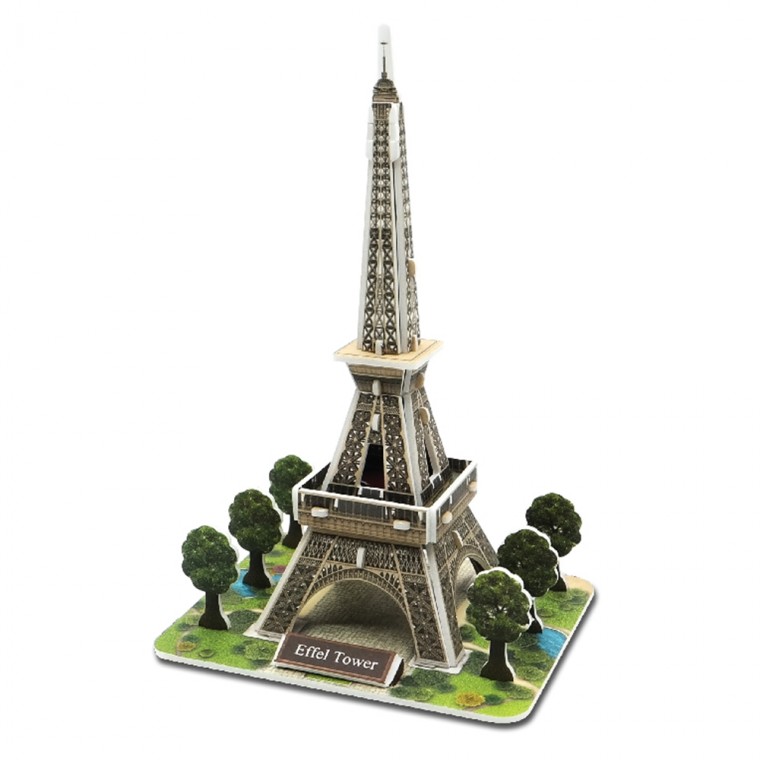 Mô hình lắp ráp giấy tháp Eiffel mô hình nhựa DIY làm