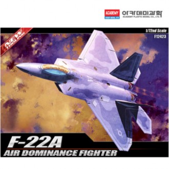 Học Viện Nhựa Model 1-72 F-22A MÁY BAY CHIẾN ĐẤU TRÊN KHÔNG Raptor (12423)