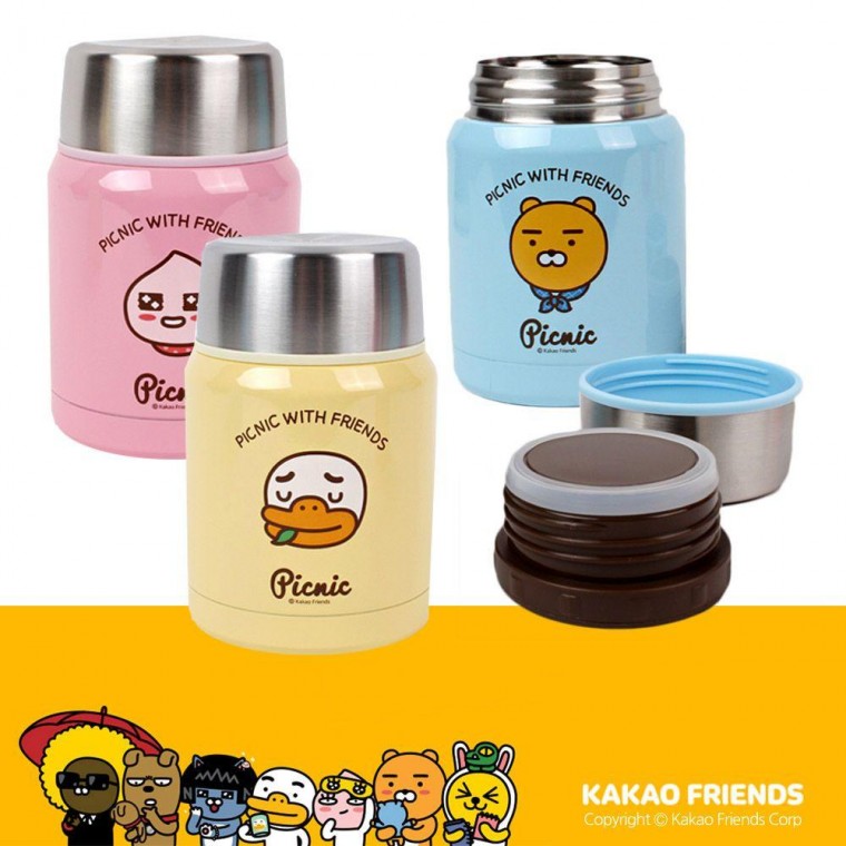 Bình giữ nhiệt Kakao Friends Bình tre cách nhiệt Kakao 350