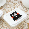 Hộp nhựa Kumamon kín khí 2 kích thước hộp đựng đĩa đựng hộp đựng đồ ăn trưa