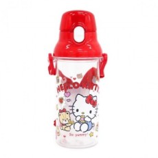 Bình nước Sanrio Hello Kitty 480ml Chai một chạm cổ điển di động