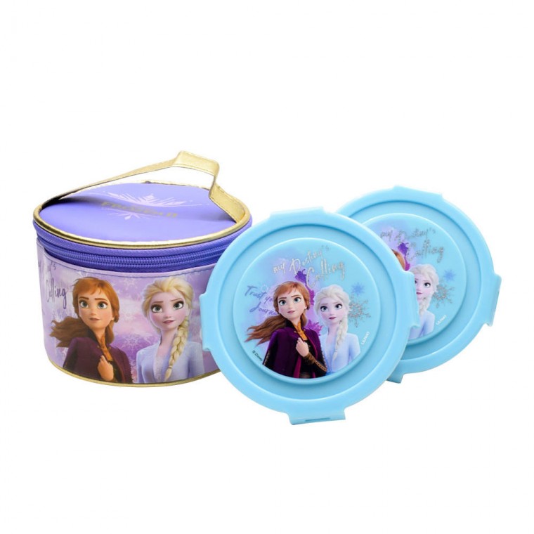 Hộp cơm trưa bằng thép không gỉ 2 tầng Lilpang Frozen 2