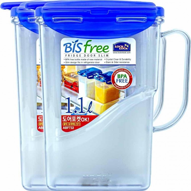 Bình nước có tay cầm Lock&Lock ABF732 Bisfree 1.1L 2 gói